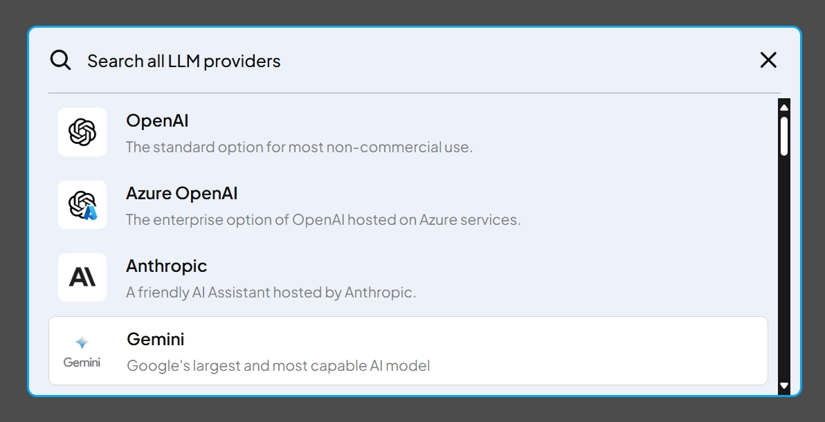รองรับ AI ชั้นนำระดับโลก (Multi-LLM)